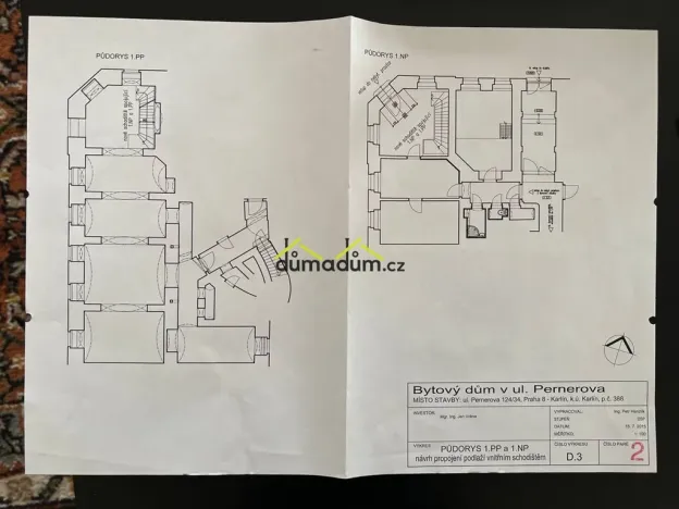 Prodej kanceláře, Praha, Pernerova, 88 m2