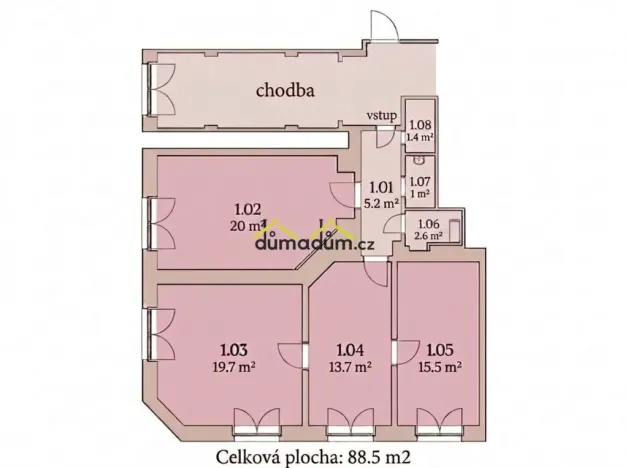 Prodej bytu 4+kk, Praha, Pernerova, 88 m2