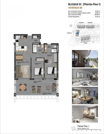 Prodej bytu 3+kk, Finestrat, Alicante, Španělsko, 80 m2