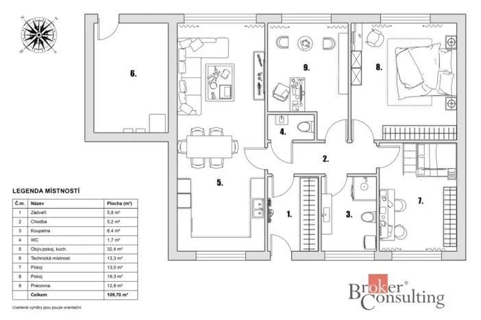 Prodej rodinného domu, Slověnice, 109 m2