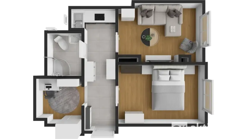 Prodej bytu 2+kk, Praha - Strašnice, Vykáňská, 55 m2