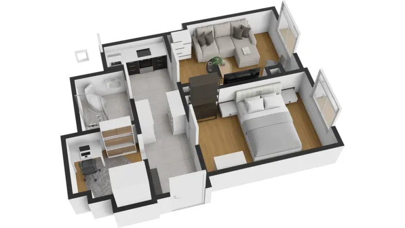 Prodej bytu 2+kk, Praha - Strašnice, Vykáňská, 55 m2