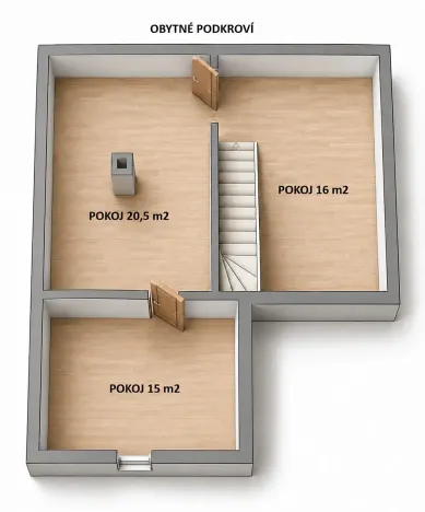 Prodej chalupy, Staré Město pod Landštejnem, 107 m2