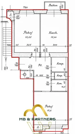 Pronájem bytu 2+1, Praha - Smíchov, Na Skalce, 80 m2
