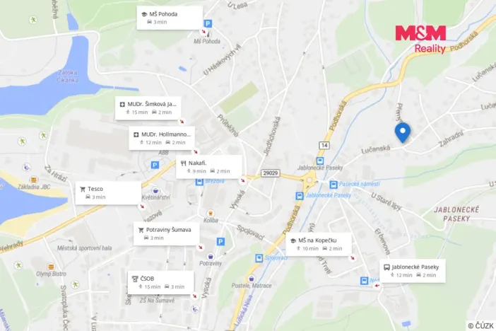 Prodej bytu 3+kk, Jablonec nad Nisou - Jablonecké Paseky, Lučanská, 72 m2
