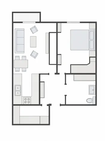 Pronájem bytu 2+kk, Brno, Křehlíkova, 59 m2