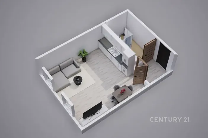 Prodej bytu 1+kk, Ústí nad Labem, Obvodová, 32 m2