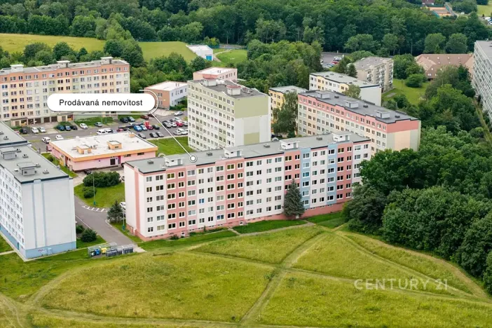 Prodej bytu 2+kk, Teplice, V závětří, 41 m2