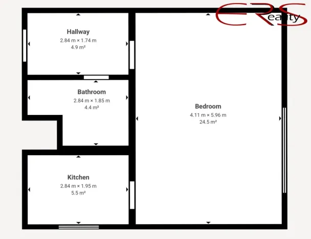 Prodej bytu 1+1, Tanvald, Horská, 40 m2