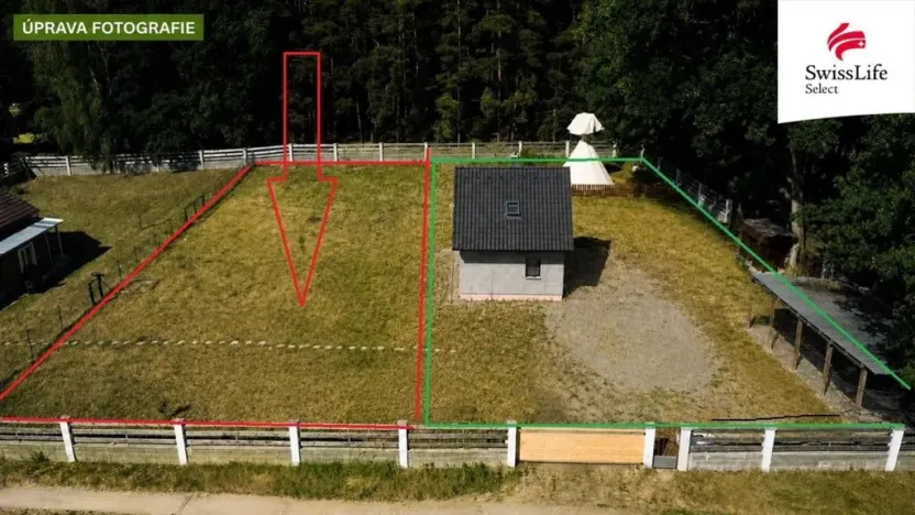 Prodej pozemku pro bydlení, Ústrašice, 1100 m2