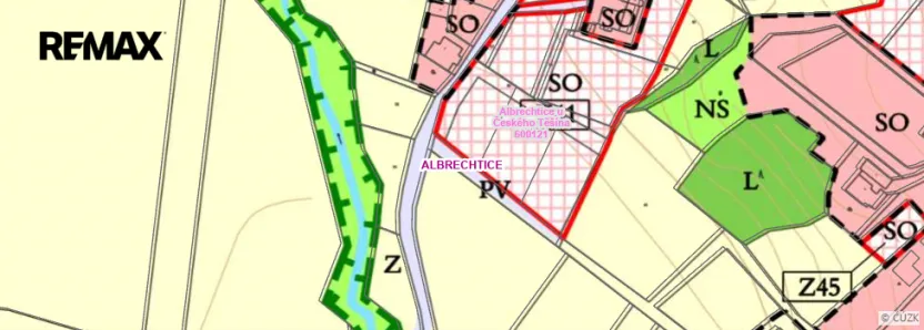Prodej pozemku pro bydlení, Albrechtice, 1426 m2