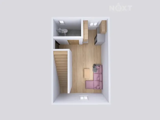 Prodej rodinného domu, Zlín, Zálešná X, 62 m2