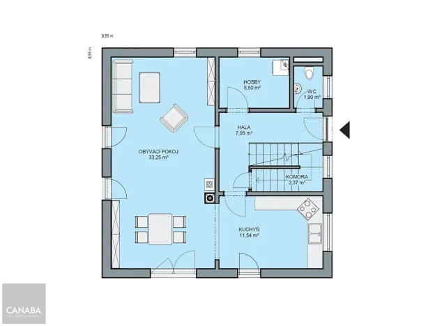 Prodej rodinného domu, Poděbrady, 132 m2