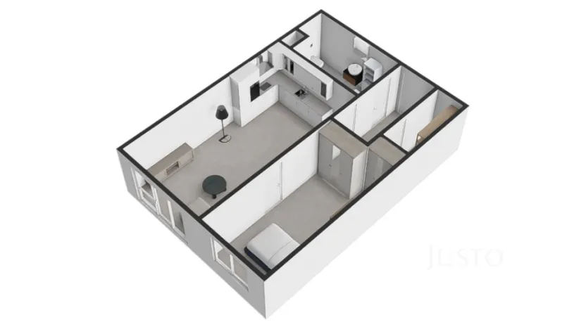 Pronájem bytu 2+kk, Praha - Modřany, Soukalova, 55 m2