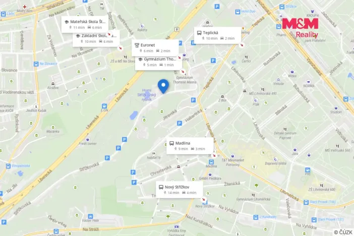 Prodej bytu 2+kk, Praha - Střížkov, Střížkovská, 70 m2