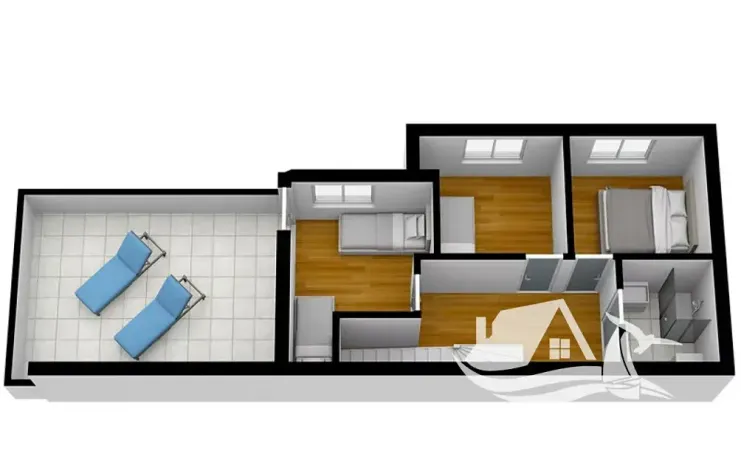 Prodej bytu 4+kk, Povljana, Chorvatsko, 90 m2