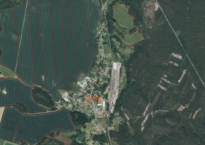 Prodej pole, Okna, 448 m2