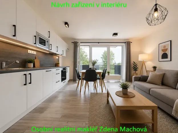 Pronájem bytu 2+kk, Praha - Modřany, Zlochova, 49 m2