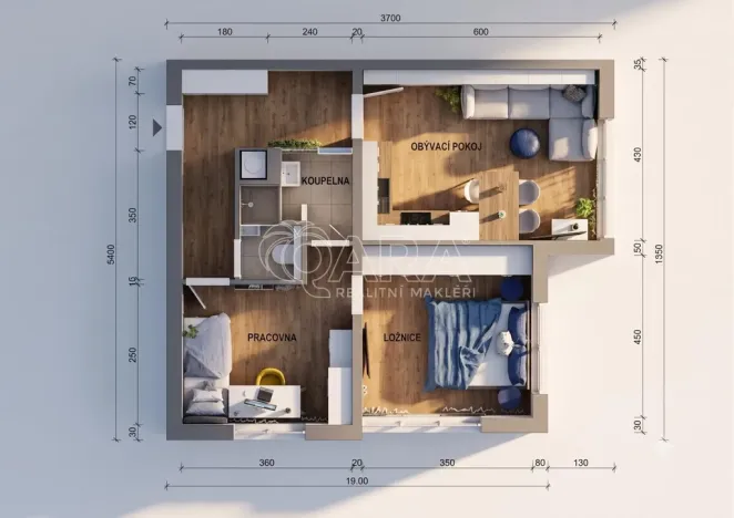 Prodej bytu 3+kk, Plzeň - Skvrňany, Lábkova, 52 m2