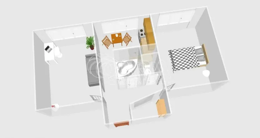 Pronájem bytu 2+1, Útvina, 55 m2