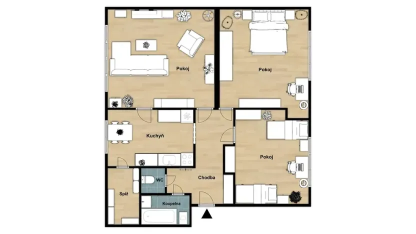 Prodej bytu 3+1, Žďár nad Sázavou, Jiřího z Poděbrad, 86 m2