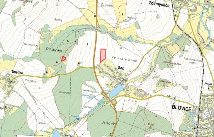 Prodej pole, Seč, 16604 m2