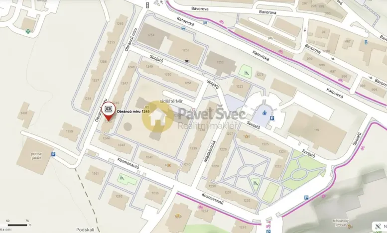 Prodej bytu 2+kk, Strakonice - Strakonice I, Obránců míru, 44 m2