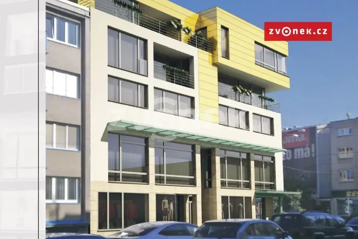 Pronájem bytu 2+kk, Zlín, Zarámí, 47 m2