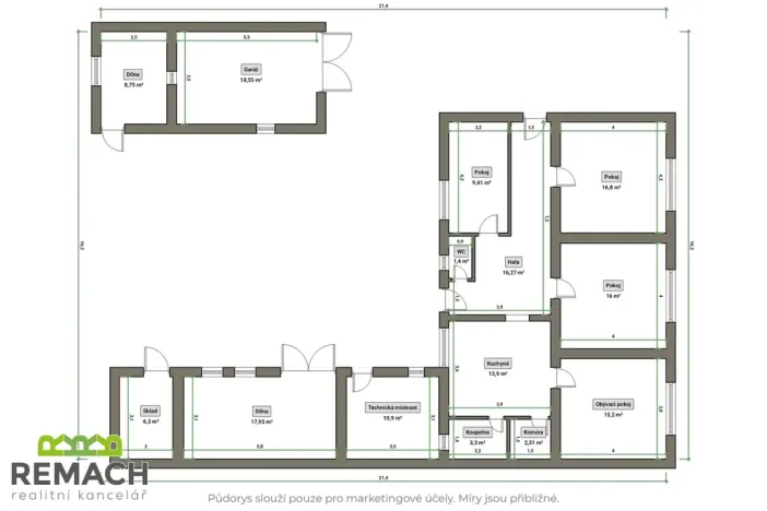 Prodej rodinného domu, Mistřice, 118 m2