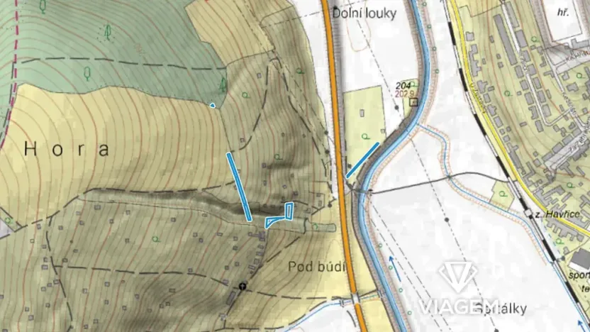 Prodej zahrady, Uherský Brod, 394 m2
