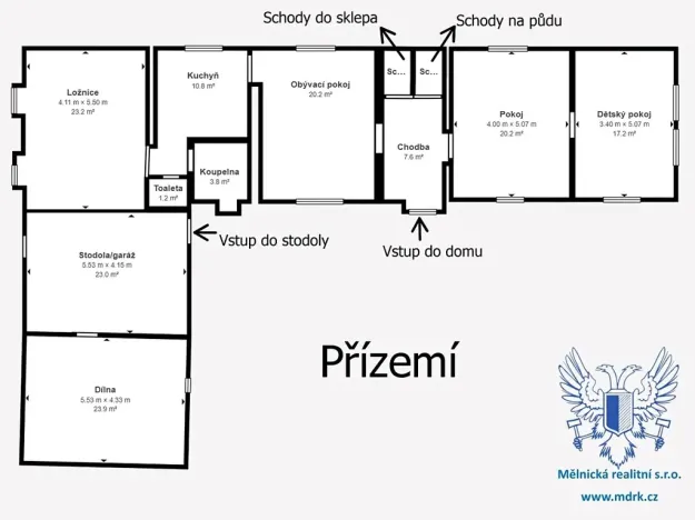 Prodej rodinného domu, Potěhy, 291 m2