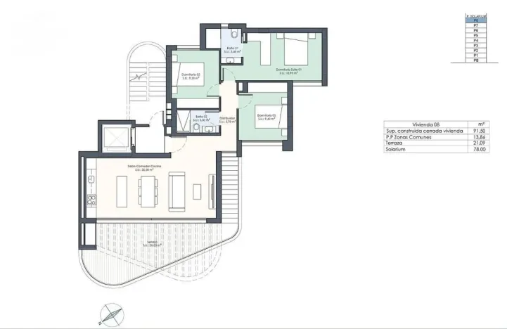 Prodej bytu 4+kk, Guardamar del Segura, Alicante, Španělsko, 91 m2