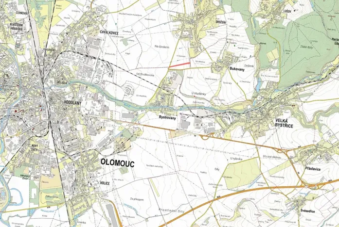 Prodej pole, Bystrovany, 3412 m2