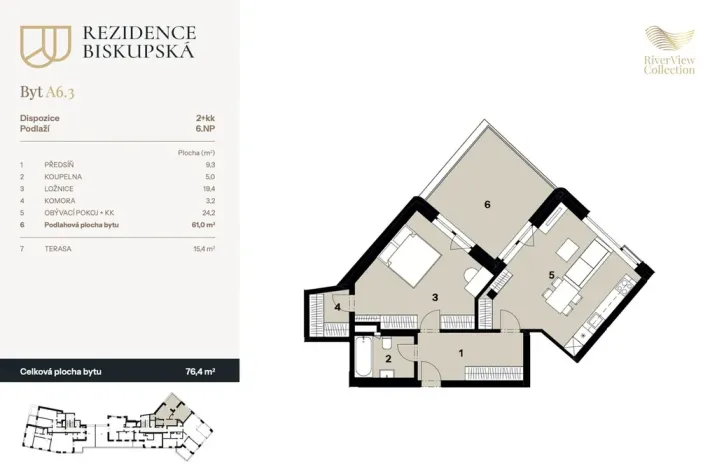 Prodej bytu 2+kk, Ostrava - Moravská Ostrava, Biskupská, 61 m2