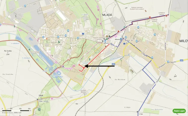 Prodej bytu 3+1, Milovice, Rakouská, 98 m2