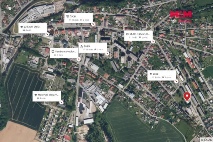 Prodej bytu 2+1, Vamberk, Jiráskova, 49 m2