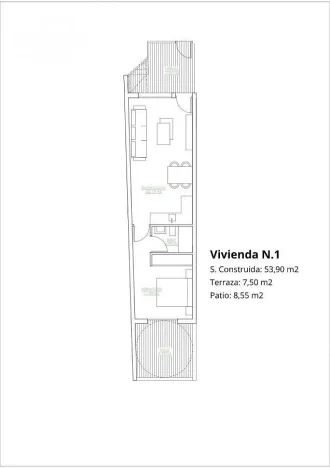 Prodej rodinného domu, San Pedro del Pinatar, Murcia, Španělsko, 53 m2