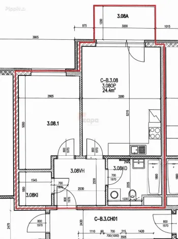 Pronájem bytu 2+kk, Praha - Čakovice, Bermanova, 48 m2