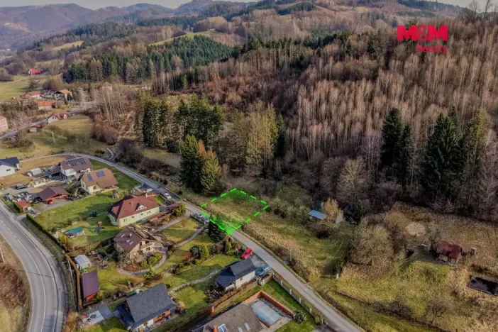 Prodej pozemku pro bydlení, Bystřička, 600 m2