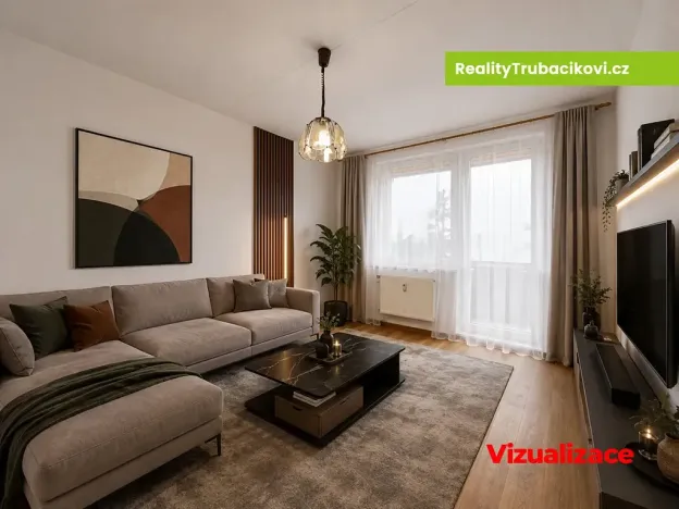 Pronájem bytu 2+1, Vsetín, Ohrada, 58 m2