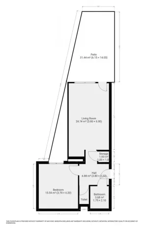 Pronájem bytu 2+kk, Praha - Letňany, Chlebovická, 56 m2
