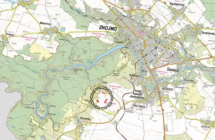 Prodej podílu pole, Znojmo, 4097 m2