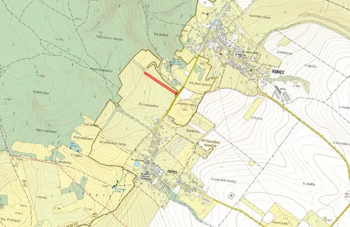 Prodej podílu sadu/vinice, Znojmo, 1139 m2