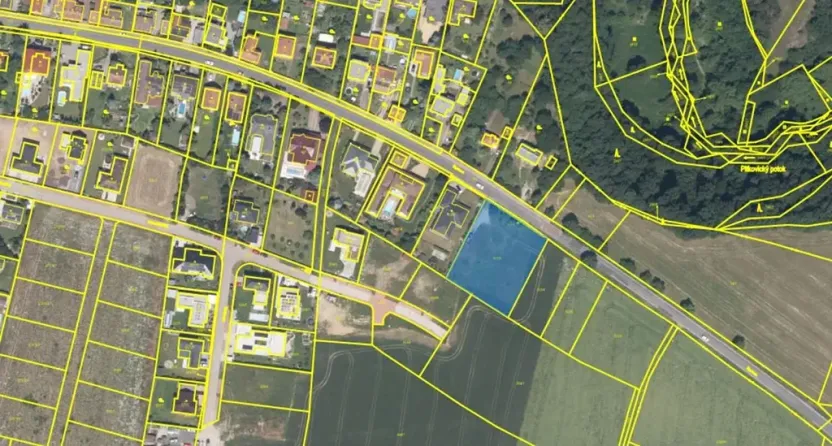 Prodej pozemku pro bydlení, Praha - Křeslice, Štychova, 2300 m2