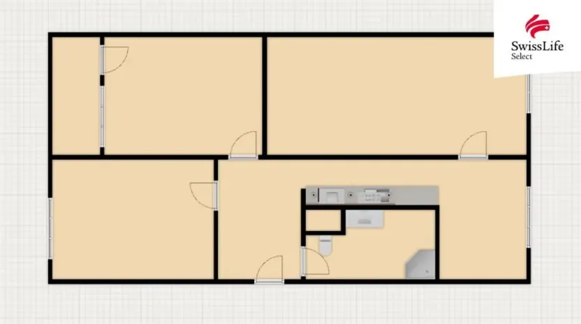 Prodej bytu 3+1, Horní Slavkov, Dlouhá, 77 m2