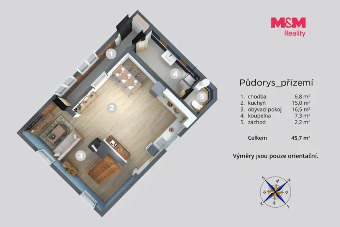 Prodej chaty, Velké Chvojno - Žďár, 77 m2