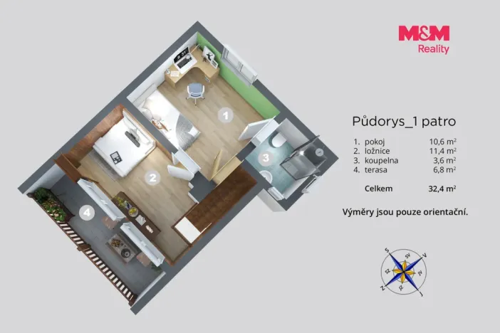 Prodej chaty, Velké Chvojno - Žďár, 77 m2