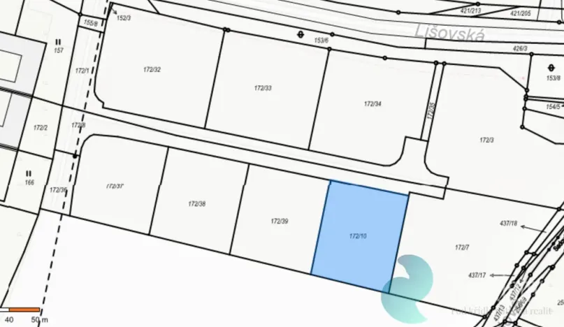 Prodej pozemku pro bydlení, Hůry, 855 m2