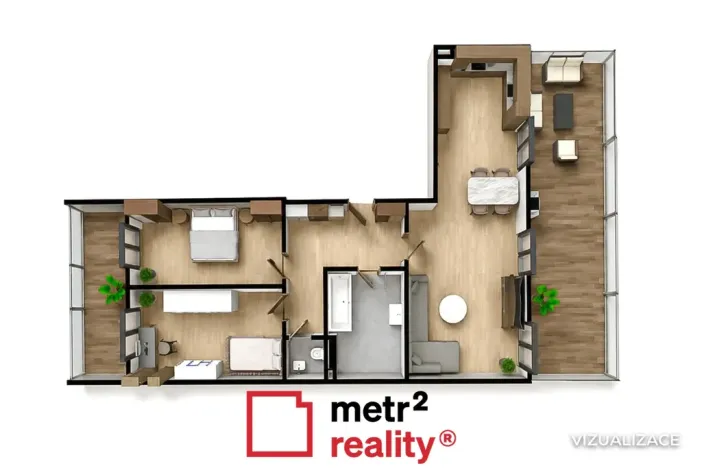 Prodej bytu 3+kk, Prostějov, Plumlovská, 131 m2