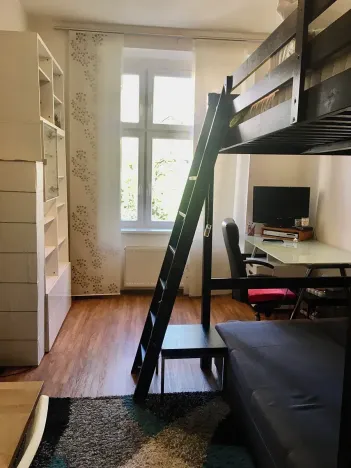 Pronájem bytu 1+kk, Praha - Vinohrady, Polská, 29 m2